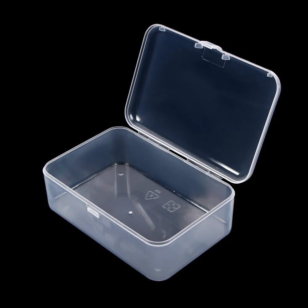 Top Selling Transparent Plastic Storage Box Clear Square Multipurpose Display Case Plastic Jewelry Storage Boxes Multiple Sizes