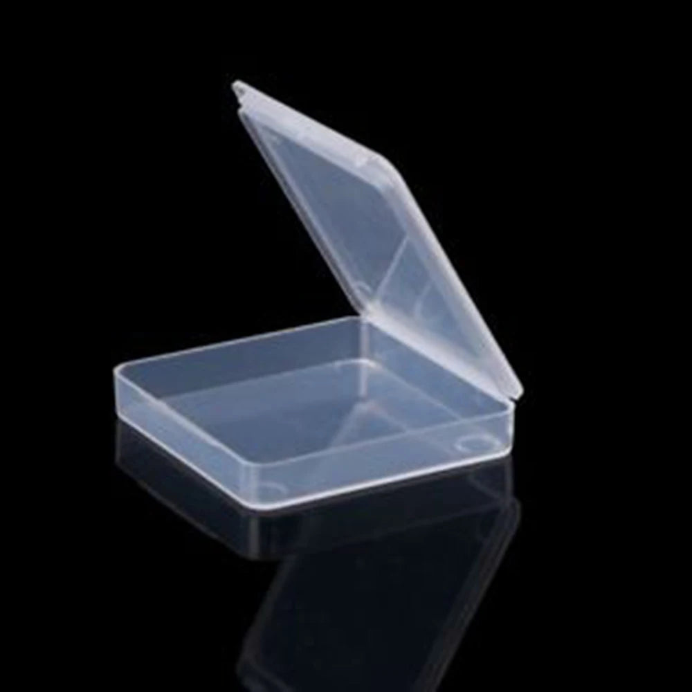 Top Selling Transparent Plastic Storage Box Clear Square Multipurpose Display Case Plastic Jewelry Storage Boxes Multiple Sizes