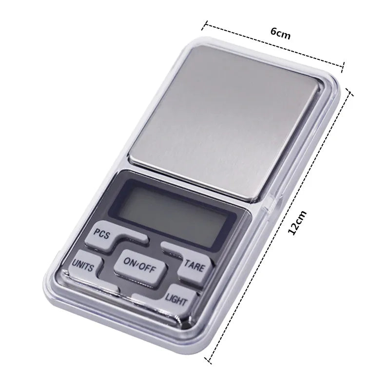 500g /0.1g balança Digital Electronic Scales Jewelry Scales Pocket Libra Gram Weight Scales For Kitchen LCD Display15% OFF